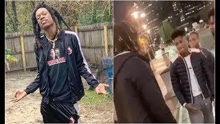 Florida Rapper Julio Foolio Runs Up On NBA YoungBoy Tries To Get Him To Tap In [upl. by Yajiv]