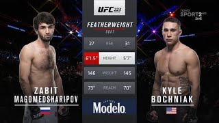 Zabit Magomedsharipov vs Kyle Bochniak [upl. by Ferrell]