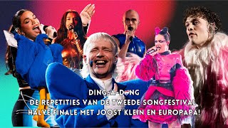 De repetities van de tweede Songfestival halve finale met Joost Klein S6E30 [upl. by Nancy]