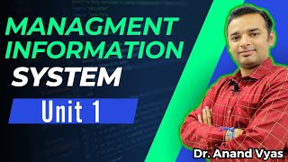 Management Information System  MIS meaning  Unit 1  BBA  MBA 2 Sem [upl. by Eenaej765]