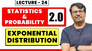 Exponential Distribution  Statistics and Probability  By GP Sir [upl. by Gnol]