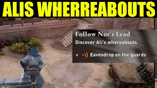 how to follow nurs lead amp discover alis whereabouts  Assassins creed mirage [upl. by Ytrebil]