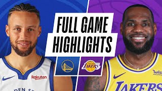 WARRIORS at LAKERS  FULL GAME HIGHLIGHTS  January 18 2021 [upl. by Georgeanne484]