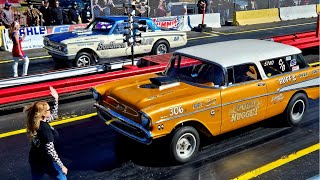 Southeast Gassers Association 2023 Season Finals drag racing [upl. by Nohtahoj]