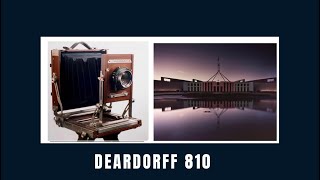 Large Format Film EP11  Deardorff 810 Canberra Parliament House Sunset [upl. by Ociram]