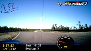 Porsche Boxster S  Gotland Ring 20130906  quickest lap [upl. by Ferree]