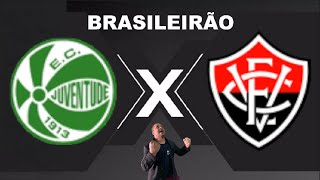 JUVENTUDE X VITORIA  AO VIVO BRASILEIRÃO 11062024  REACT [upl. by Annawot127]