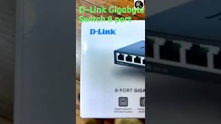 Unboxing Dlink Gigabyte 8 Port Switch computer techsupport network router [upl. by Alimrahs]