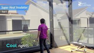 Let see the test result after install the skyblind  Smart Curtain Malaysia [upl. by Sajovich48]