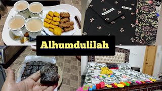 How to make brownie without Oven Alhumdulilah rajabfamily foryou duckybhai [upl. by Ashly]