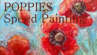 Маки Процесс создания картины Poppies The process of creating a painting [upl. by Nylekoorb680]