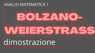 Teorema di BolzanoWeierstrass per successioni con dimostrazione [upl. by Leirbma]