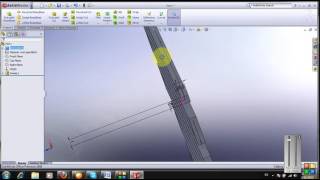 Serpentine flow channel design and geometry using SOLIDWORKS [upl. by Ylhsa]