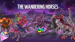 Howrse  The Wandering Horses Event  Mythological Creatures [upl. by Nhguavoj]