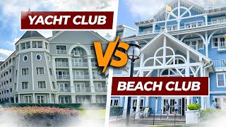 Disneys Yacht Club vs Beach Club Where Should YOU Stay [upl. by Edbert125]