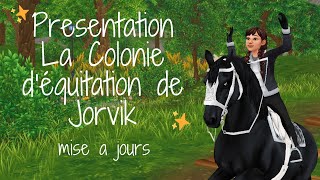 Je présente la Colonie déquitation de Jorvik SSO Mise à jour [upl. by Cerracchio]