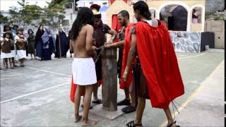 Escena del Via Crucis Viviente Parroquia Santa Teresita 2014 [upl. by Laurene]