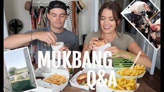 MUKBANG QampA SHAKE SHACK  Wedding Venue My Tattoo [upl. by Tarr183]