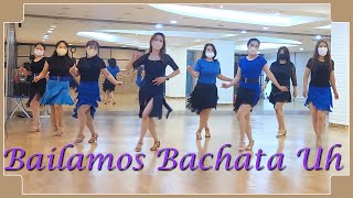 BAILAMOS BACHATA UH  LINEDANCE Heru Tian [upl. by Naitsirc]