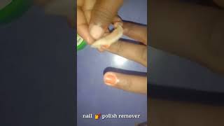 nail polish remover nailart shorts youtubeshorts [upl. by Alyled]