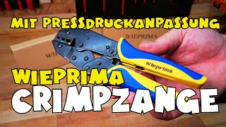 Kabelschuhe korrekt crimpen zB mit der Wieprima Crimpzange [upl. by Baryram599]