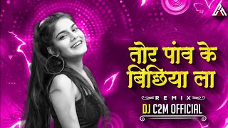 Tor Paon Ke Bichhiya  Dj C2M Visual  Chhattisgarhi Rythem  2024 Remix Dj C2M Official [upl. by Sonnnie301]