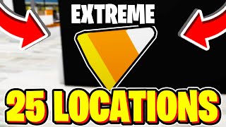 EXTREME MODE ALL 25 CANDY CORN LOCATIONS In Brookhaven HALLOWEEN EVENT 2024 Roblox [upl. by Akelam]