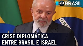 Governo de Israel diz que Lula não é mais bemvindo ao país após declaração  SBT Brasil 190224 [upl. by Artimid]