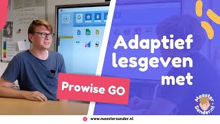 Adaptief lesgeven met Prowise GO  Een kijkje in de praktijk [upl. by Kaz281]