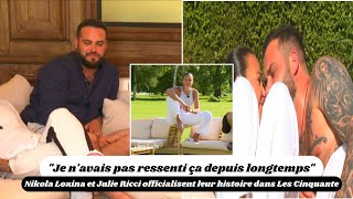 Nikola Lozina et Julie Ricci officialisent leur histoire dans Les Cinquante [upl. by Estey]