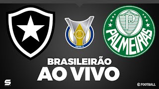 BOTAFOGO X PALMEIRAS AO VIVO AO VIVO COM IMAGEM JOGO DE HOJE ASSISTA AGORA PES 2021 [upl. by Gregg322]