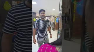 Konjam Thallunga bro Kai Nadunguthu Deepavali Shopping Allaparai with Satz at IQ Apparel in OMR [upl. by Eidak]