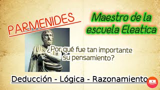 Parmenides  ¿Existe algo o existe la nada Su filosofía [upl. by Ocko380]