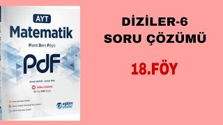 Eğitim Vadisi AYT Mat Pdf Föy18 Diziler6 Soru Çözümü [upl. by Joyce]