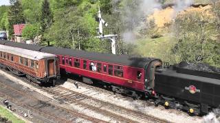 NYMR 175th Anniversary Whitby Pickering steam trains [upl. by Bilicki936]