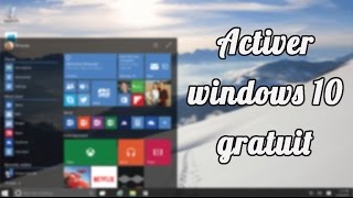 Activer Windows 10 FR [upl. by Birkner]