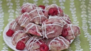 White Chocolate Raspberry Cheesecake Cookies Recipe [upl. by Manella265]