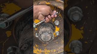 How to check tyre pressure in jcb 3dx [upl. by Aynuat240]