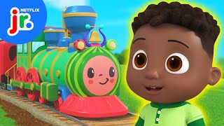 Codys FIRST Train Ride Song 🚂 CoComelon Lane  Netflix Jr [upl. by Yessac]