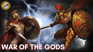 GREEK MYTHOLOGY THE TITANOMACHY FIRST GODWAR TOLD BY ZEUS [upl. by Einahteb]