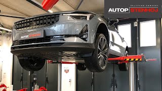 AUTOPSTENHOH Masterlift 235 Saa lifting Volvo Polestar [upl. by Nalo]