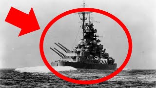 World War II  Earthquake Bombs Flip Over Unsinkable German Battleship [upl. by Chane]