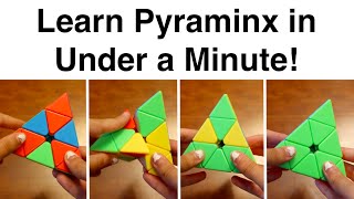 How to Solve a Pyraminx in Under 1 Minute [upl. by Nibroc]