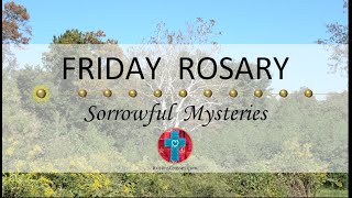 Friday Rosary • Sorrowful Mysteries of the Rosary 💜 November 3 2023 VIRTUAL ROSARY  MEDITATION [upl. by Natale]