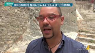 Bonus bebè negato alla figlia di Totò Riina [upl. by Yrrab]