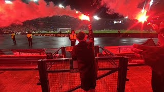 Celtic V Aberdeen crazy flare display 50 Celtic 😳 [upl. by Ilise298]