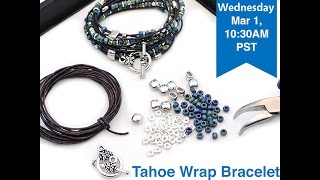 FB Live beadshopcom Tahoe Wrap Bracelet [upl. by Navets]