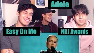 Adele  Easy On Me Live at the NRJ Awards 2021 VVV Era Reaction [upl. by Leandre345]