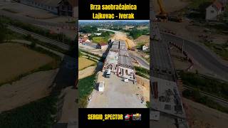 Brza saobraćajnica Lajkovac  Iverak Valjevo shorts dronevideo [upl. by Dualc]