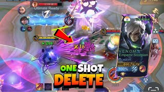 how to delete enemies in one touch 💀  auto win  Mobil Legends [upl. by Kym432]